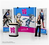 Tradeshow Curved Pop-up Display