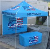 Custom printed tents